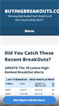 Mobile Screenshot of buyingbreakouts.com